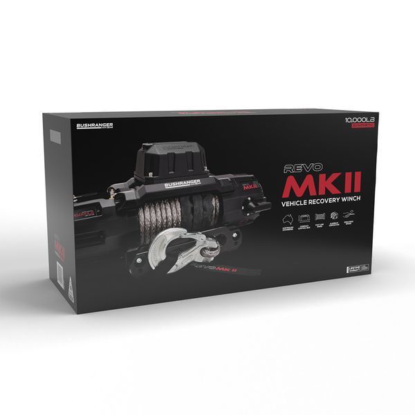 Лебідка електрична BUSHRANGER REVO MKII 4536 кг 12V RWM100S RWM100S фото