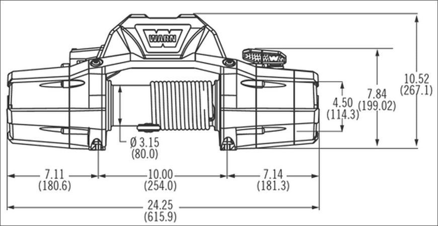 WARN лебідка ZEON 12К 12V (5443 кг) 89120 89120 фото