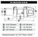 Лебедка WARN VRX 35 ATV 12V 3500 LBS (1588 кг) 101035 101035 фото 2